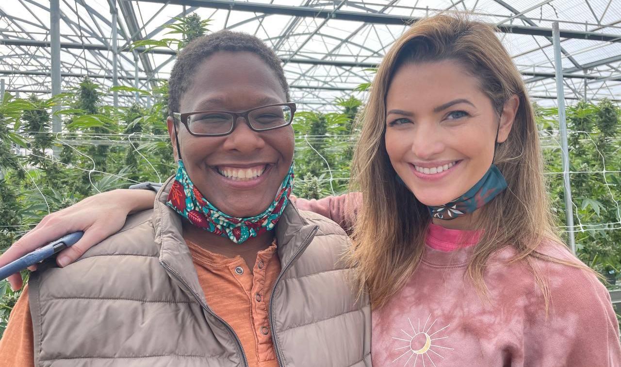 Herlena Harris at Glass House Farms grow for flowerhire blog