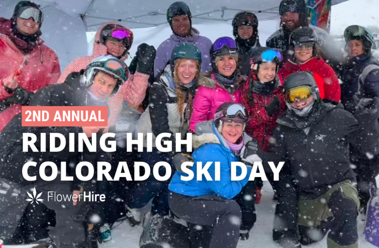 riding high colorado ski day sponsored by flowerhire