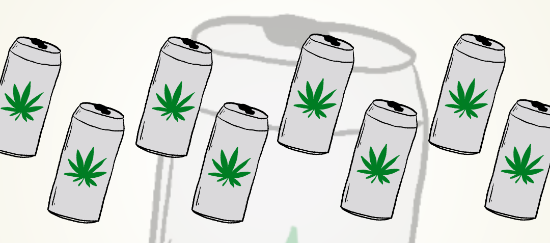 cannabis beverages image for flowerhire blog
