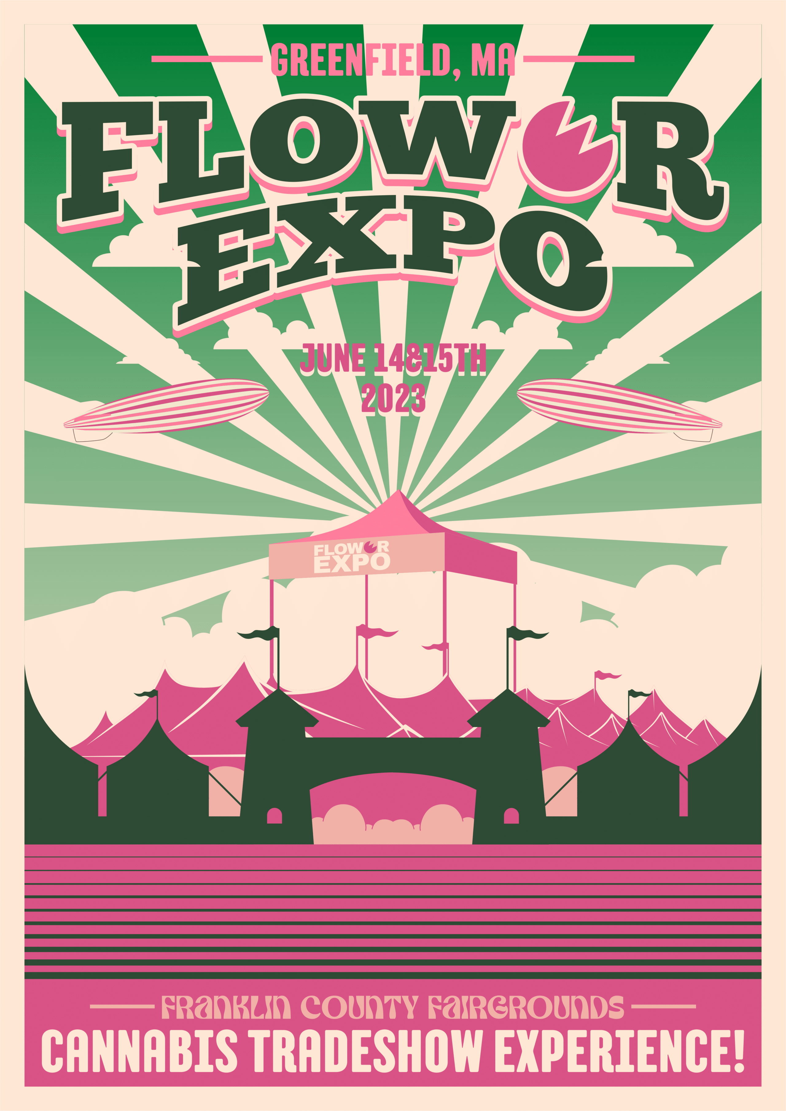 Event poster for flower expo