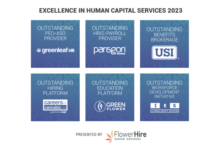 FlowerHire Senior Advisors excellence in human capital services awards 2023