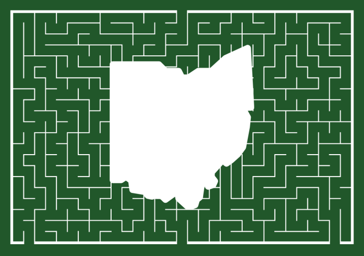 The green maze of Ohio cannabis image for flowerhire blog